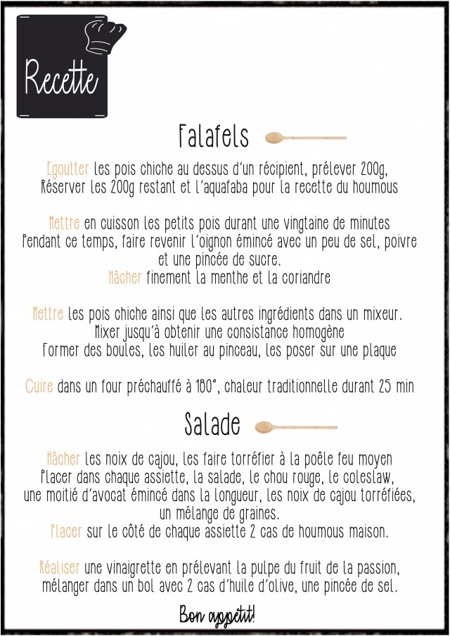 Falafels Salad recette