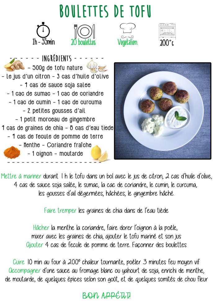 Boulettes de tofu