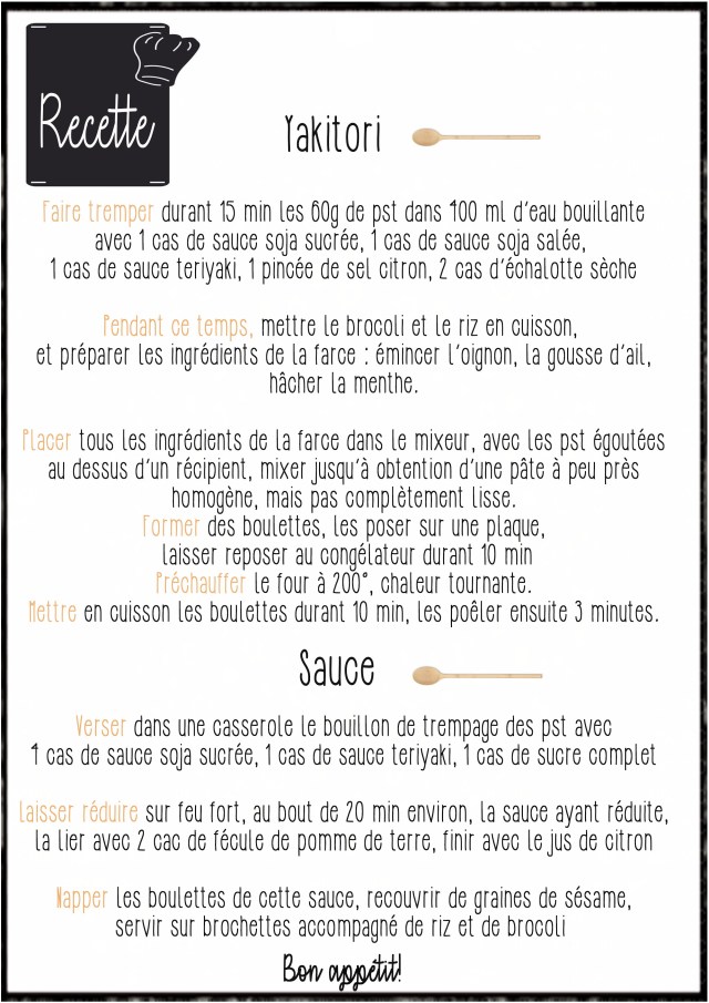 Yakitori vegan recette